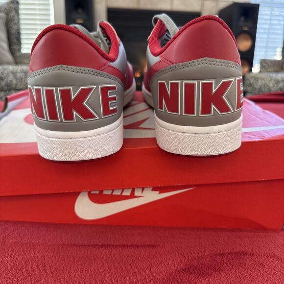 Size 12 Nike Terminator Low Varsity Red Medium Grey New Damaged Box main image 7